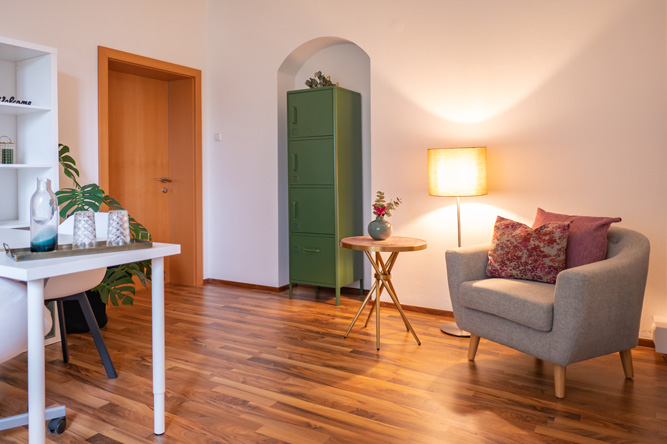 BERATUNGSRAUM »VATA« | Ojas Therapie- und Seminarzentrum | Nähe Mondsee